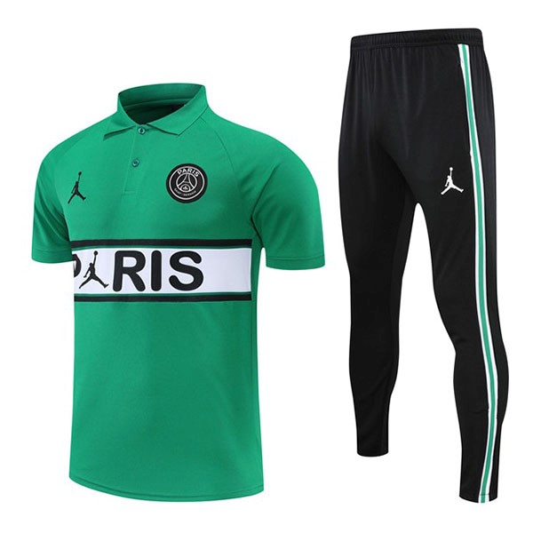 Polo Paris Saint Germain Conjunto Completo 2022 2023 Verde